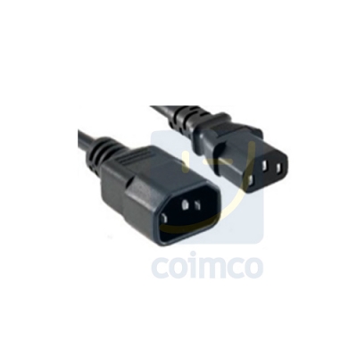 Exelink Cable C13 a C14 10AMP 2 mts