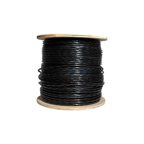Exelink Rollo cable exterior 305 mts 100% cobre 4P 23AWG UTP Solid | COLOR NEGRO
